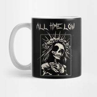 all time low bridge skull Mug